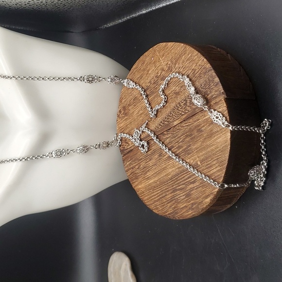 Victorian lattice chain necklace N3307 - Picture 1 of 3
